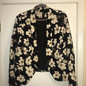 Floral blazer
